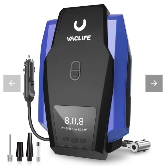 VacLife Other - VacLife Portable Air Compressor - Black and Blue